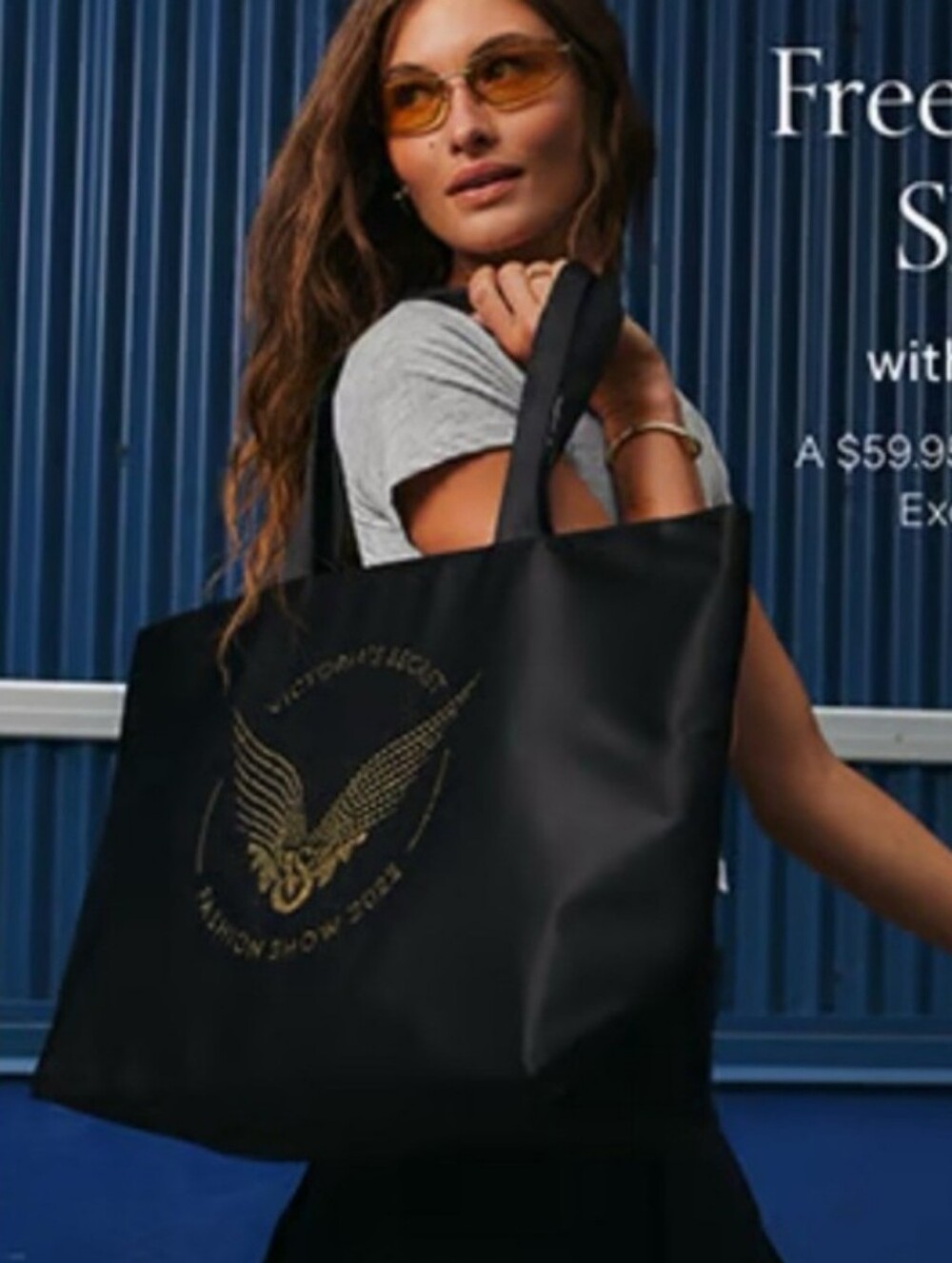 NEW! Victoria's Secret Black Fashion Show 2025 Tote